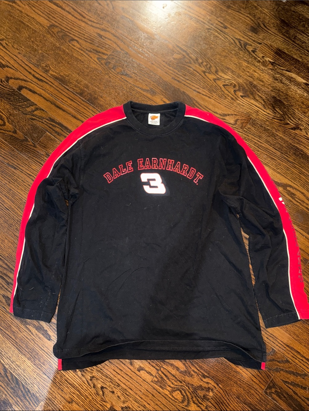 Vtg Winner’s Circle Dale Earnhardt #3 Nascar Long Sleeve Shirt XL Black Red